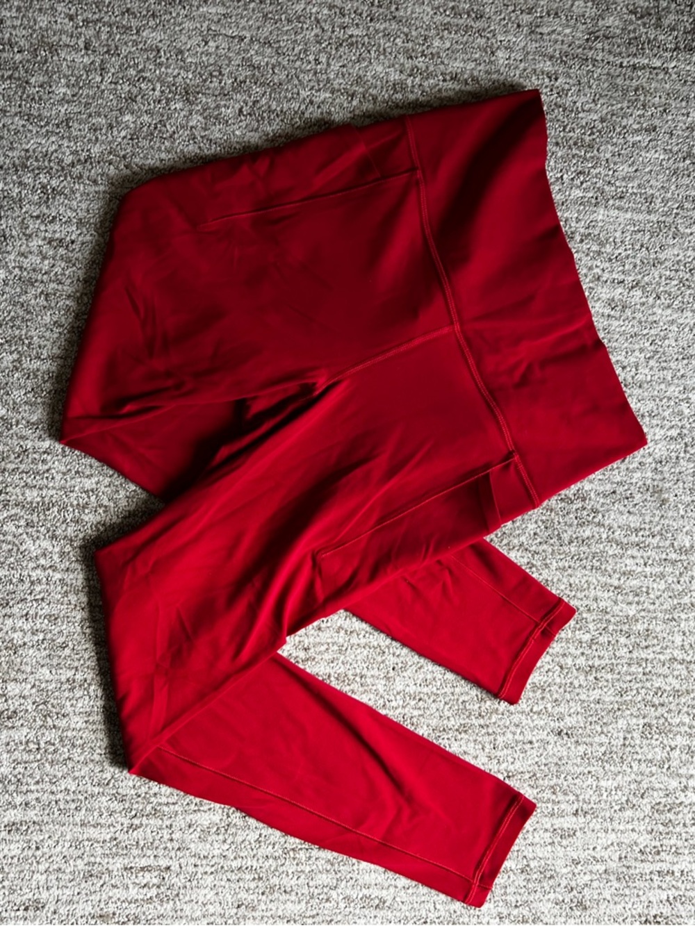 Athleta Salutation Stash Tight Small Red
